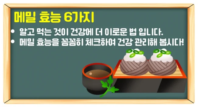 메밀 효능 6가지를 식후 차로 마셔 당뇨 고혈압 예방 관리하기