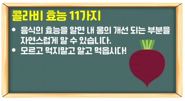 콜라비 효능과 부작용 및 하루 권장 섭취량을 알아보자