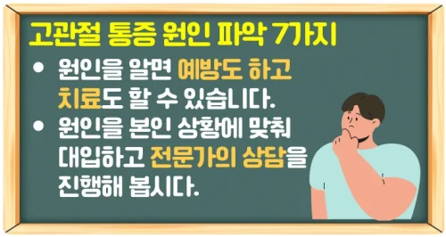 갑자기 생긴 고관절 통증 원인 7가지 파악하여 치료방향 잡기