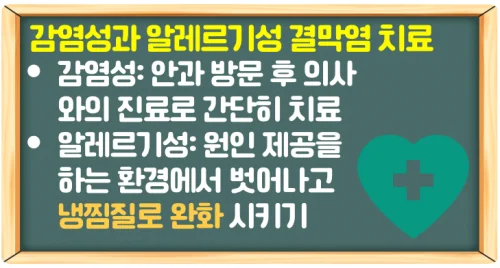 알레르기성 결막염 증상을 구분 못하면 전염이 된다