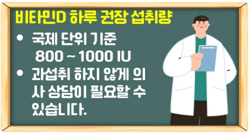 비타민D 결핍 부족증상 주사 또는 영양제로 하루권장량 추천