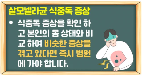 살모넬라균 식중독 증상 감염은 가열로 예방 (장염에 걸렸다면?)