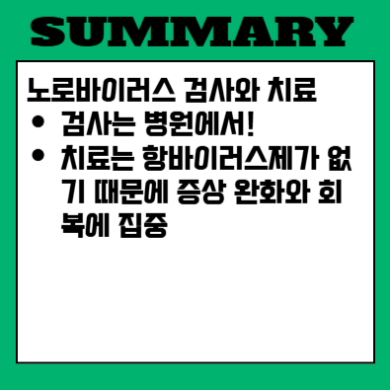 노로바이러스 증상 잠복기 원인과 치료법 확인